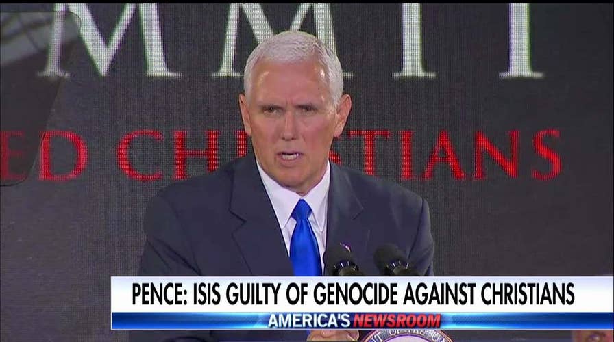 Pence remarks on ISIS genocide