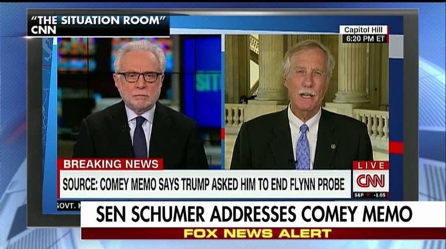 Impeachment talk emerges after Comey memo report.