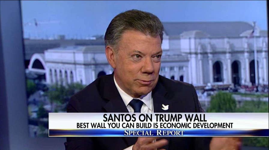 Colombian President: 'Economic Development' Is The Best Wall