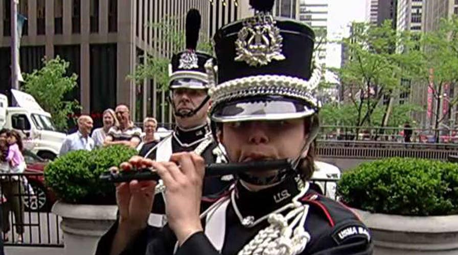 The West Point Hellcats celebrate Armed Forces Day