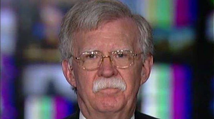 Bolton reacts to Trump's criticisms of Iran during speech