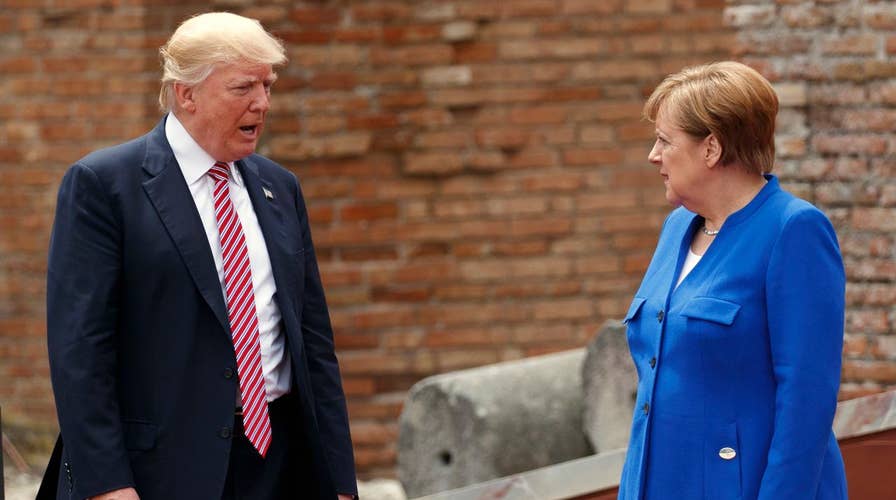 Trump slams Germany's trade deficit with the US