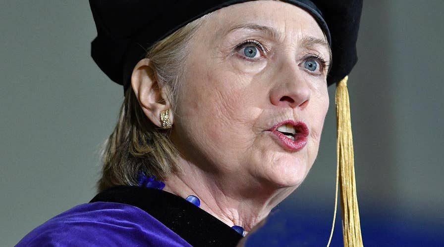 Hillary Clinton uses commencement address to attack Trump