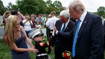 6-year-old Christian Jacobs Meets President Trump on Memorial Day