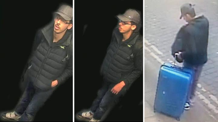 Manchester police release images of bombing suspect