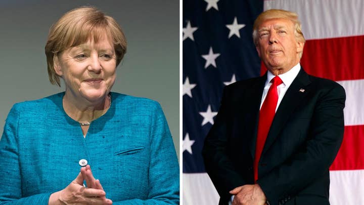 White House: Trump and Merkel 'get along very well'