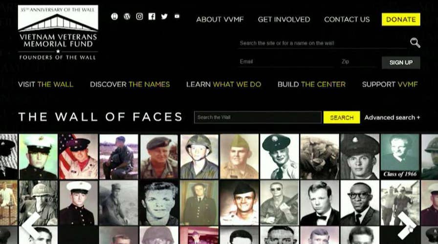 Vietnam Veterans Memorial Fund creates virtual wall of faces