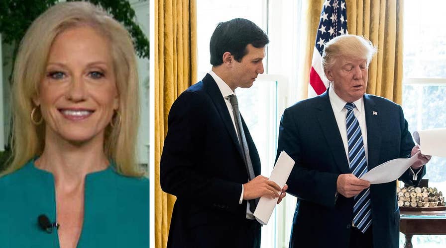Conway addresses Kushner reports, Dubke resignation