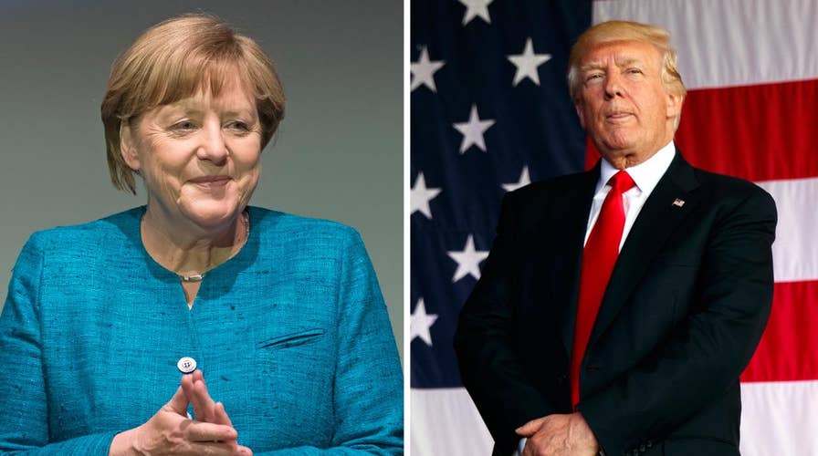 White House: Trump and Merkel 'get along very well'