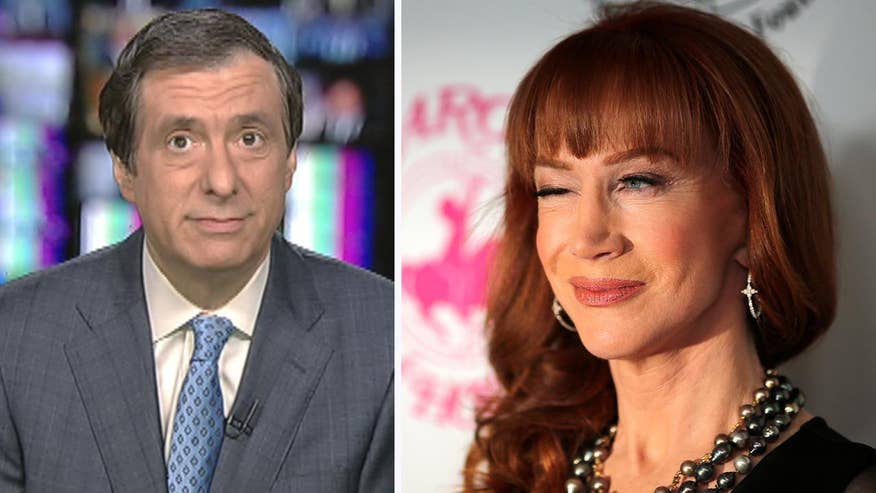 'MediaBuzz' host Howard Kurtz weighs in on CNN decision to dropg Kathy Griffin from their New Year's Eve show after she posted a photo of herself holding a fake bloody decapitated President Trump head