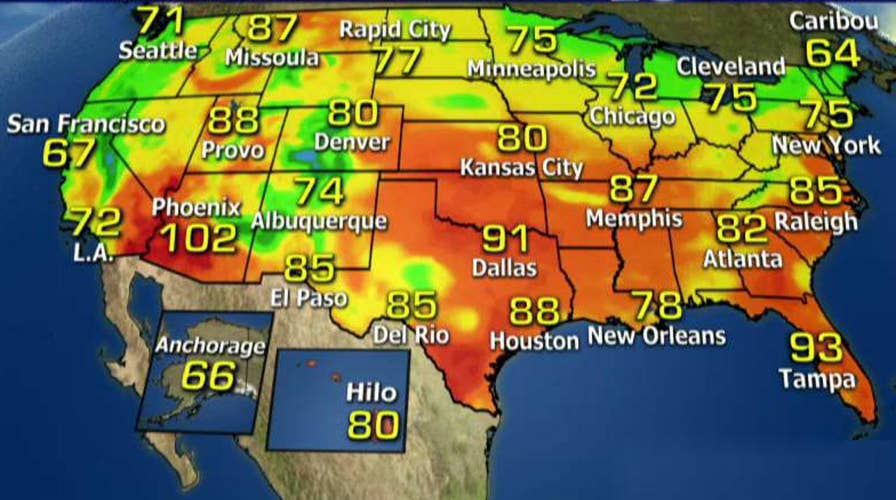 National forecast for Wednesday, May 31