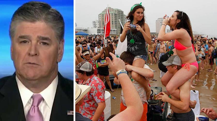 Correction regarding Spring Break story on 'Hannity'