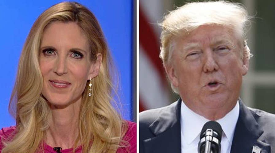 Coulter: Trump hurt libs' 'religion' with climate decision