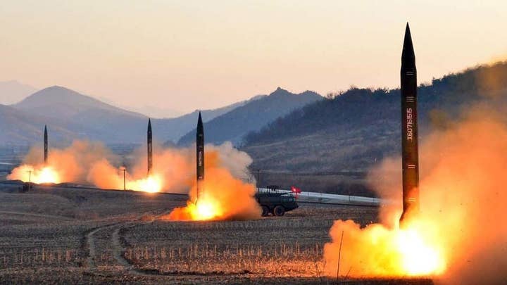 North Korea fires salvo of surface-to-ship missiles