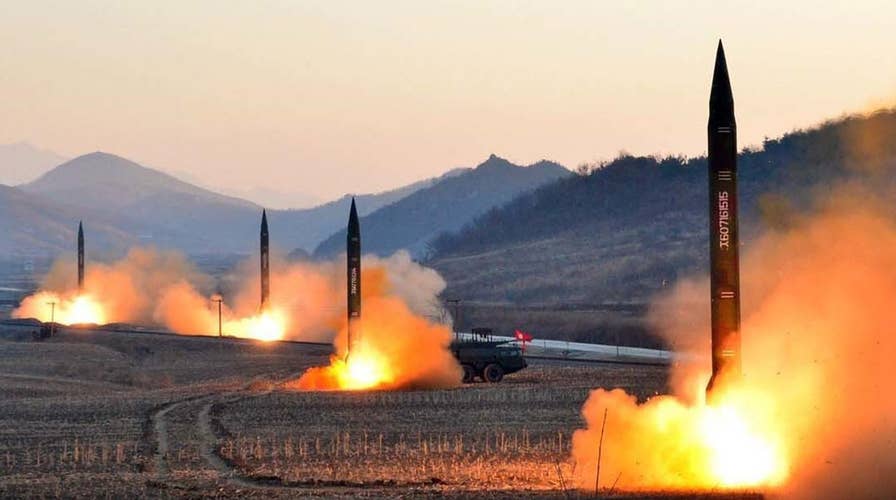North Korea fires salvo of surface-to-ship missiles