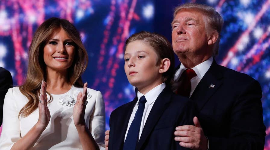 First Lady Melania Trump and son Barron to move to WH