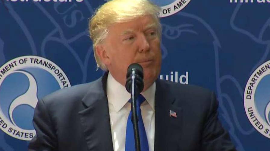 Trump: America deserves the best infrastructure in the world