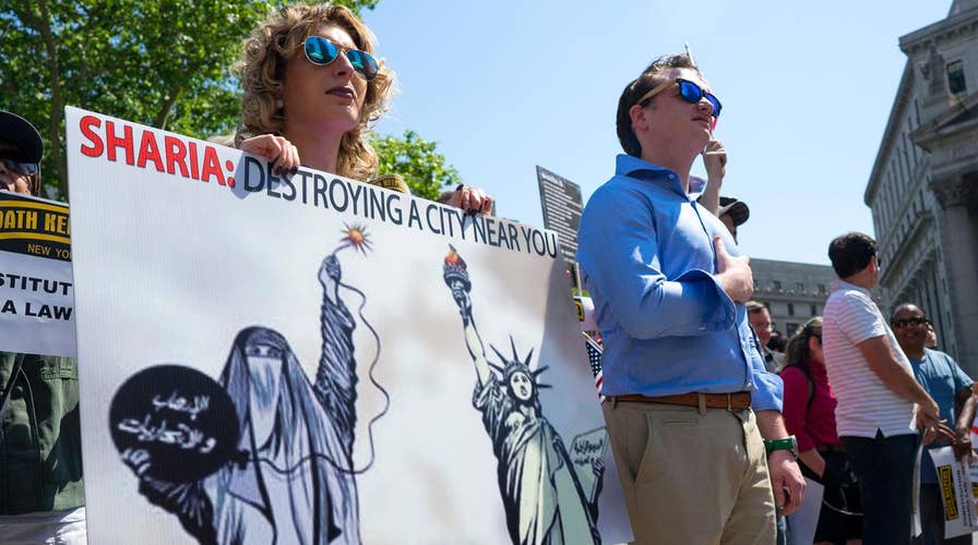 MSM portrays anti-Sharia protests as anti-Islam