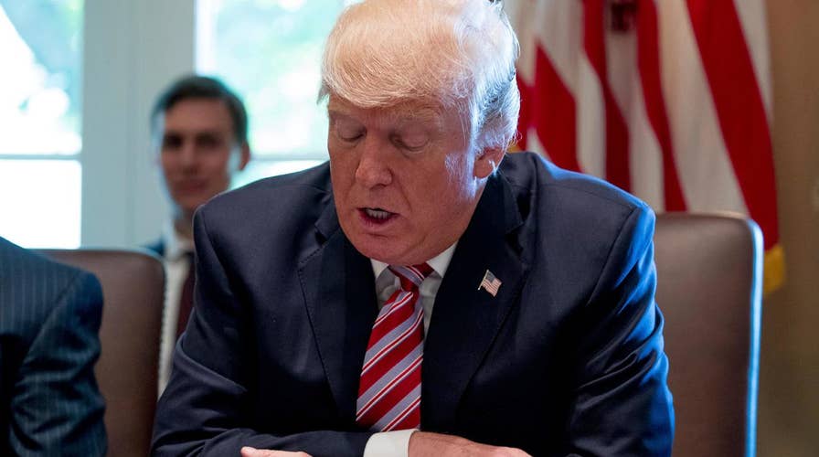 President Trump meets with GOP leaders to discuss ObamaCare