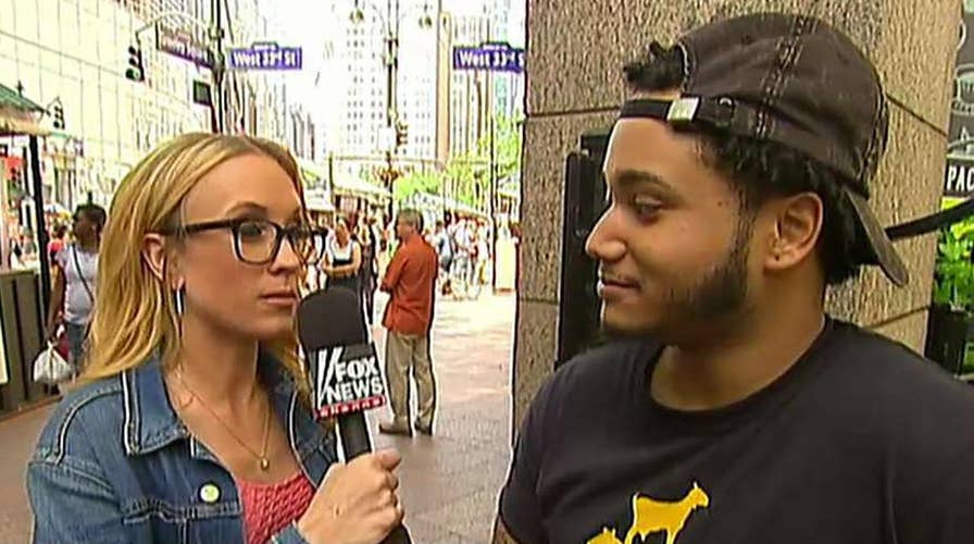 Kat Timpf hits the streets to celebrate National Smile Day