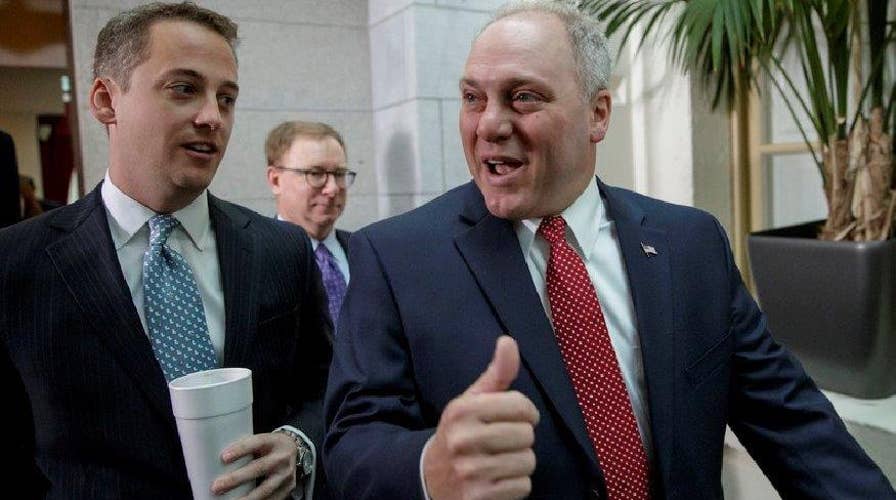 Hospitalized Scalise appears to be improving from his wounds