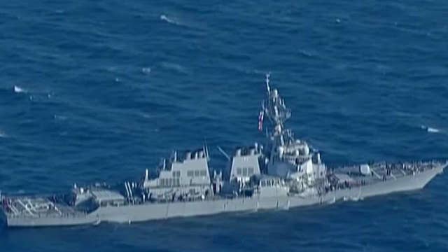 7 sailors missing after Navy destroyer crash | On Air Videos | Fox News