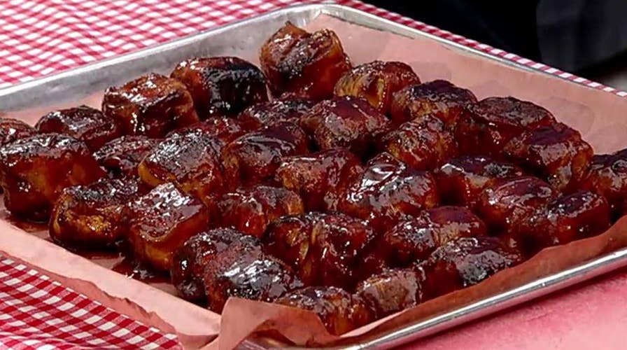 Bacon-wrapped-bacon on 'Fox & Friends'