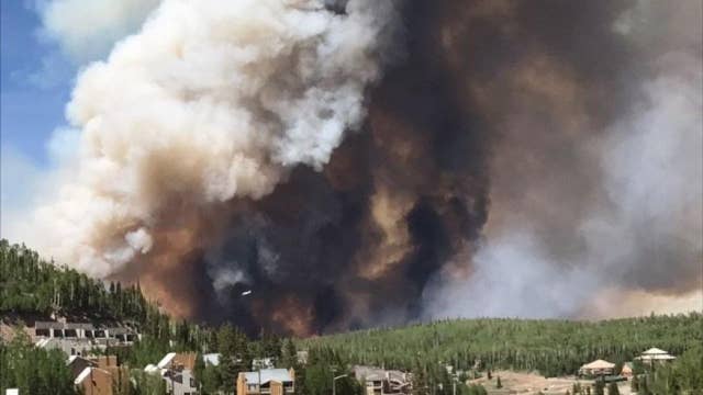 Utah ski town fighting massive fire