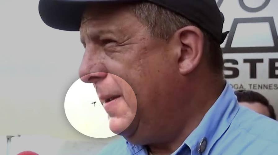 'Pure protein!' Costa Rican leader swallows wasp midsentence