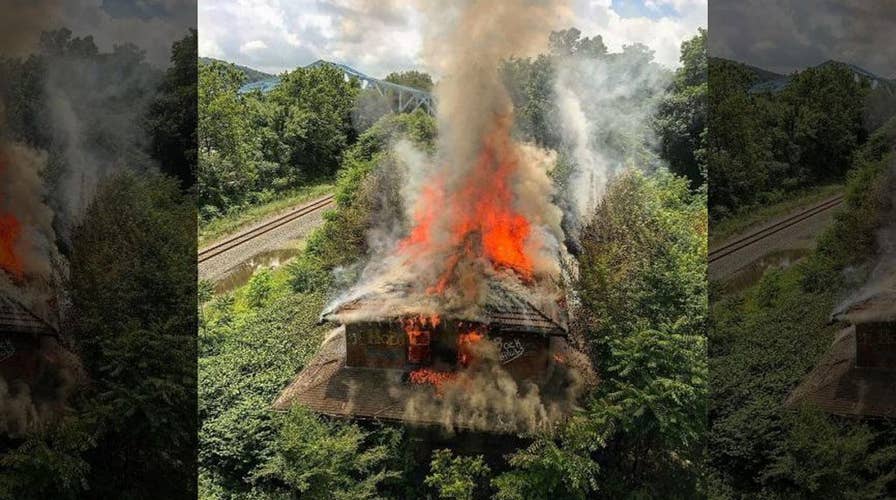 Historic Pennsylvania train station destroyed in fire