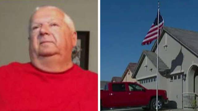 California city tells veteran to take down American flag