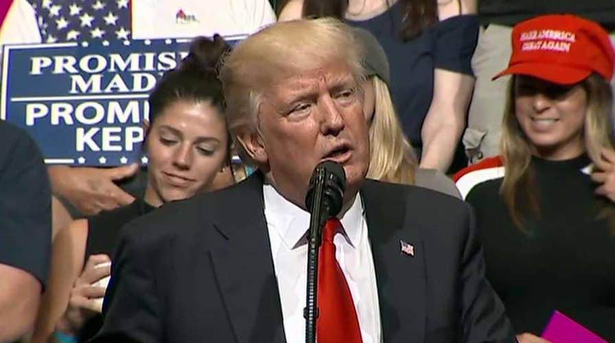 Trump targets 'fake news' media (again) at Iowa rally