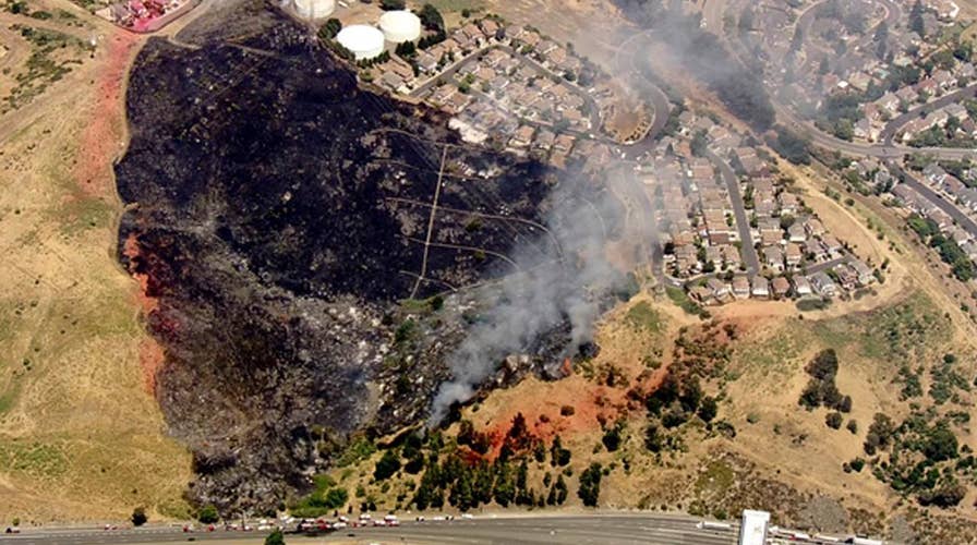 Scorching temperatures fueling wildfires in Utah, California