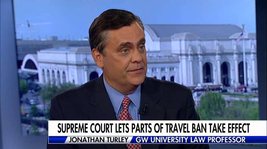 Turley on travel ban
