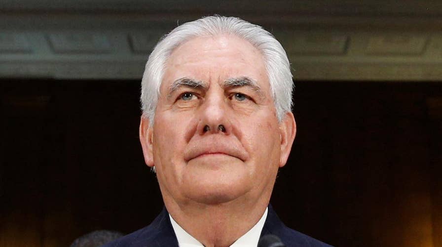 Tillerson speaks on human trafficking