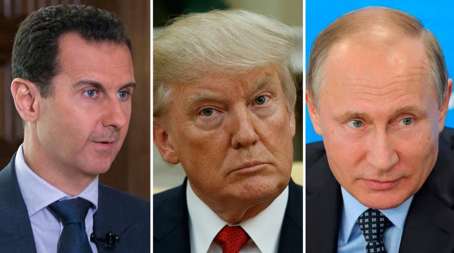 Russia pushes back against Trump's warning to Syria