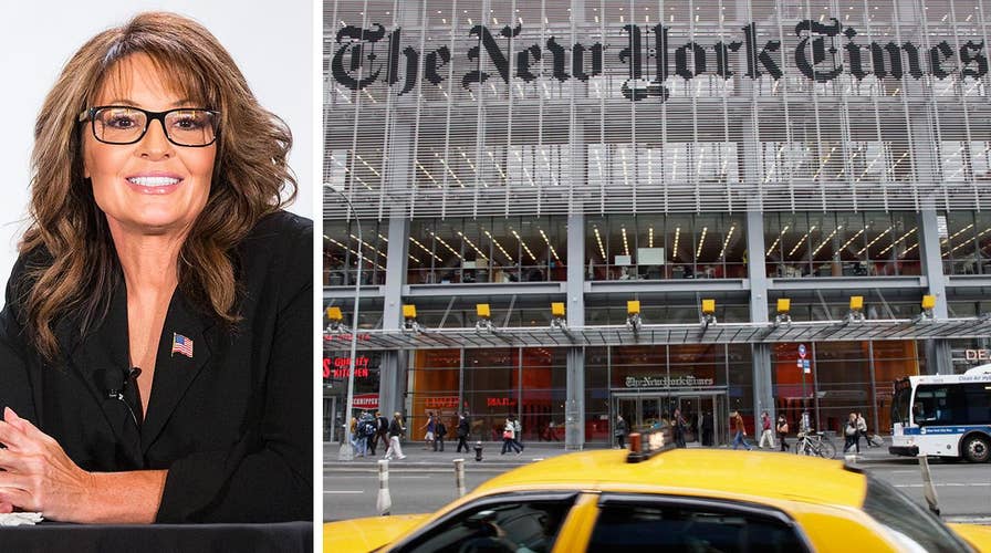Sarah Palin seeking damages in lawsuit against NY Times