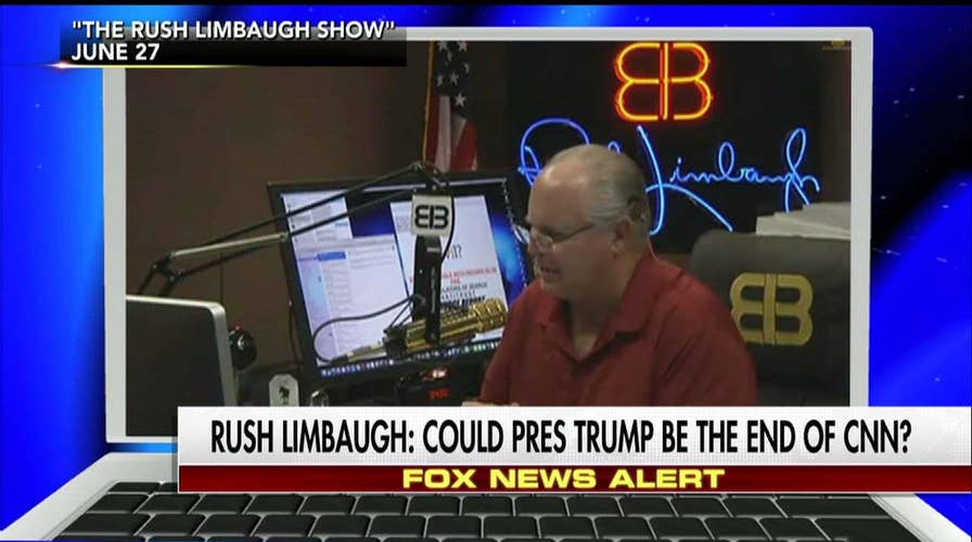 Rush Limbaugh asks if Trump will end CNN