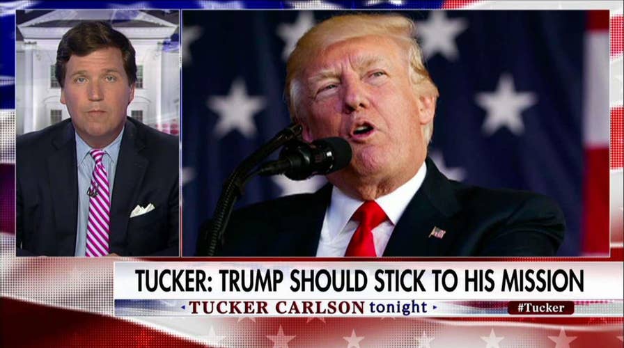 Tucker monologue on Trump's tweets