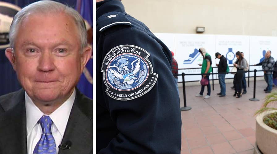 Jeff Sessions: Travel ban a great victory for the president