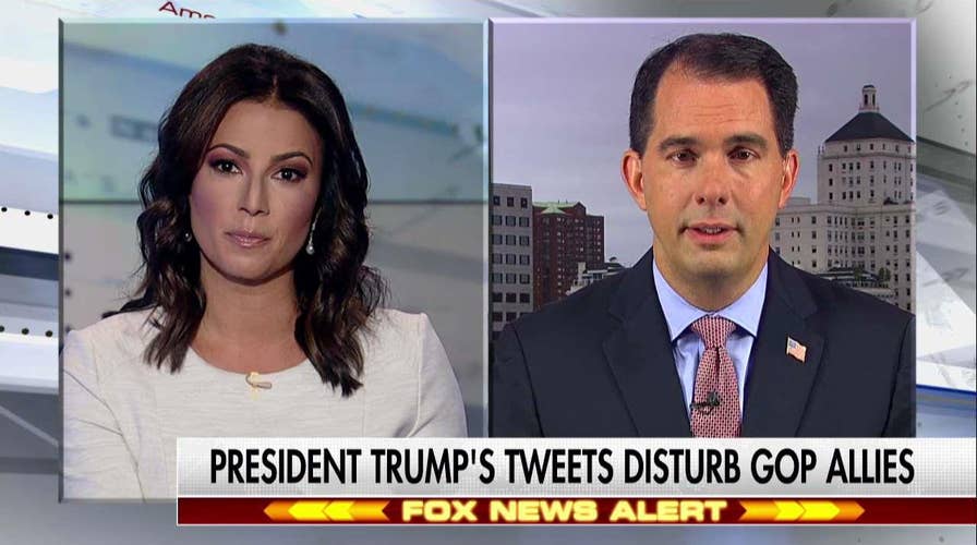 Scott Walker on Trump Tweets