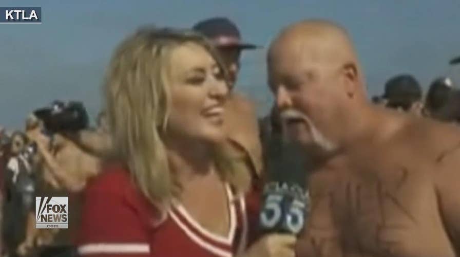 TV reporter vomited on during live Ironman broadcast