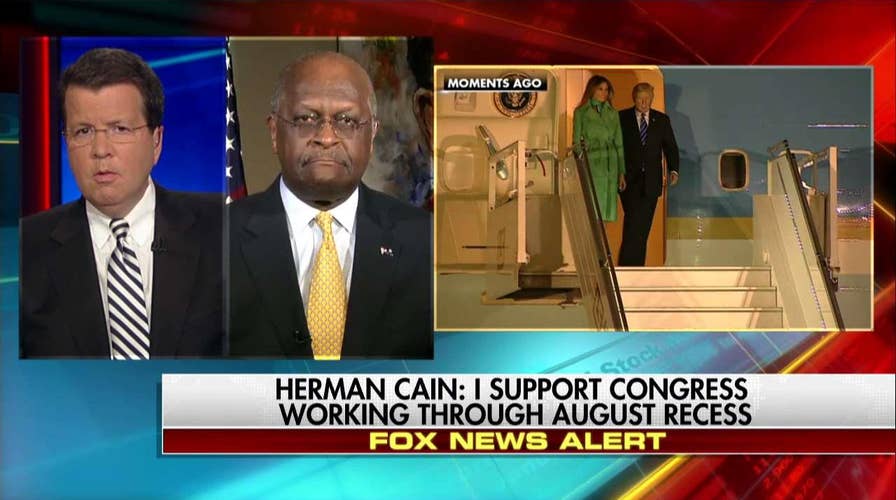 Herman Cain talks August Recess