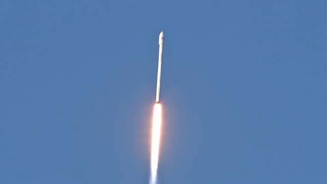 SpaceX launches communication satellite on third try