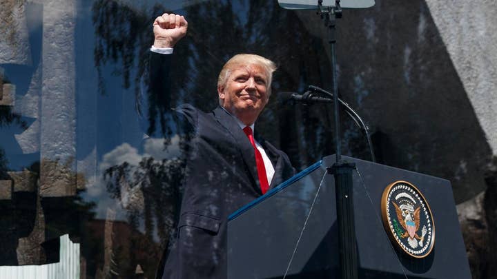 Trump defends western civilization during address in Poland