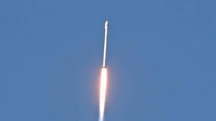 SpaceX launches communication satellite on third try