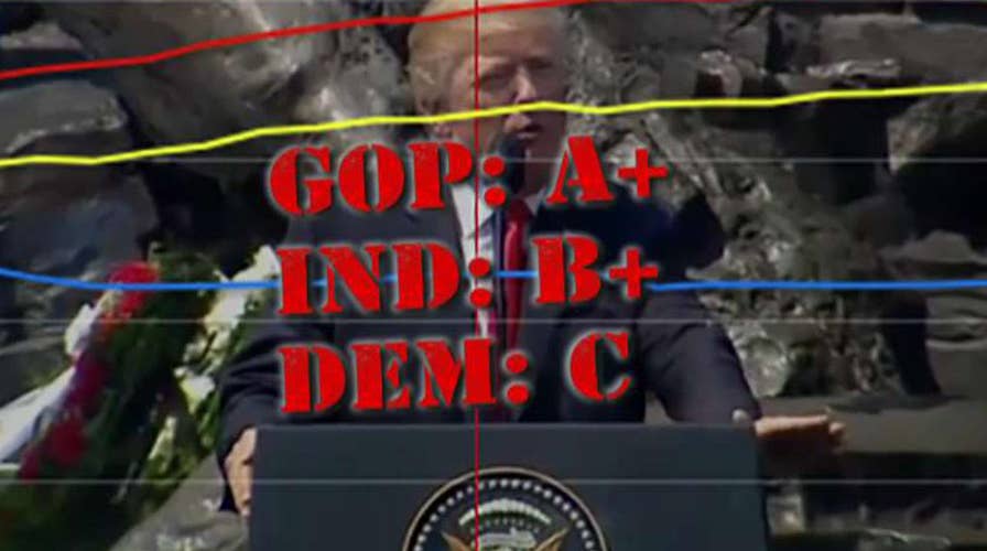 How did Trump's speech in Poland resonate with Americans?