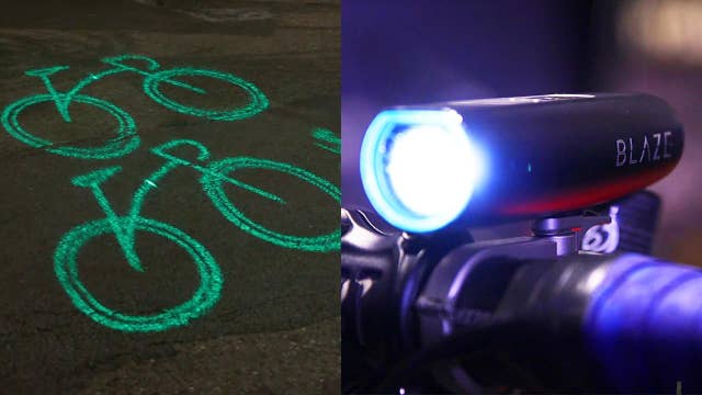 Laserlight give cyclists presence on the road
