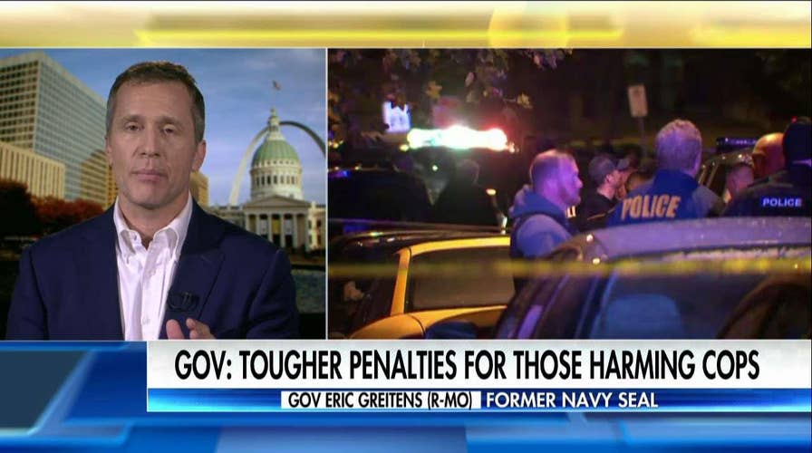 MO Gov. signs 'Blue Alert' bill to protect cops