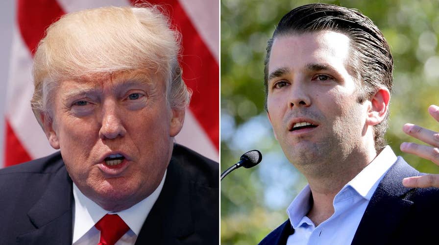 Trump, son push back on NYT report on Russia collusion